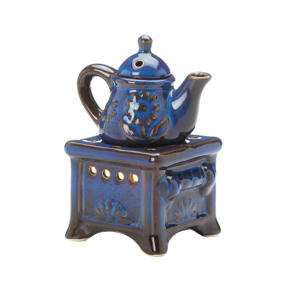Blue Teapot Stove Oil Warmer. Opens flyout.