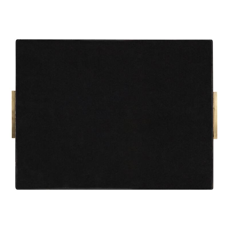 Kate and Laurel Samana Rectangle Metal Tray
