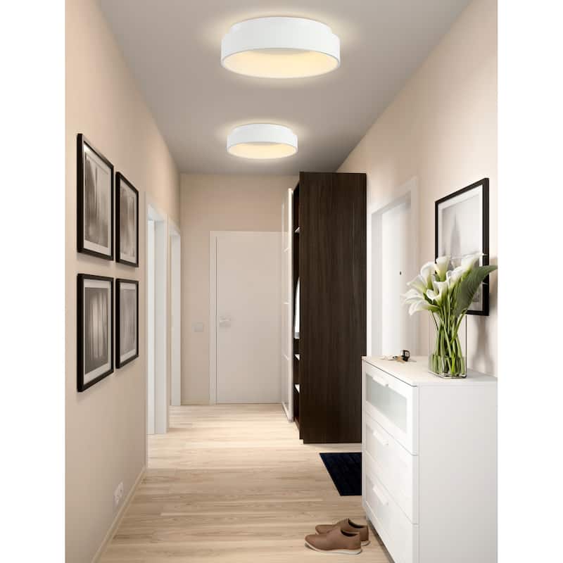 Rafael 17.7" LED Flush Mount Ceiling Light, by JONATHAN Y