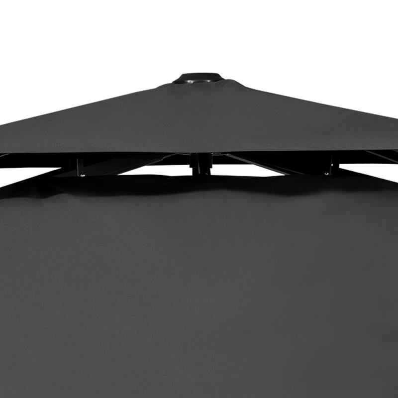 VredHom 9 FT x 12 FT Outdoor Patio Dual Top Cantilever Umbrella