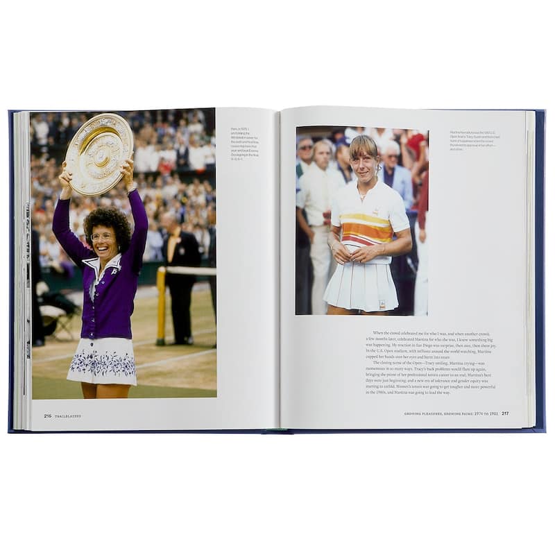 Graphic Image Trail Blazers Coffee Table Book, Leather, Blue