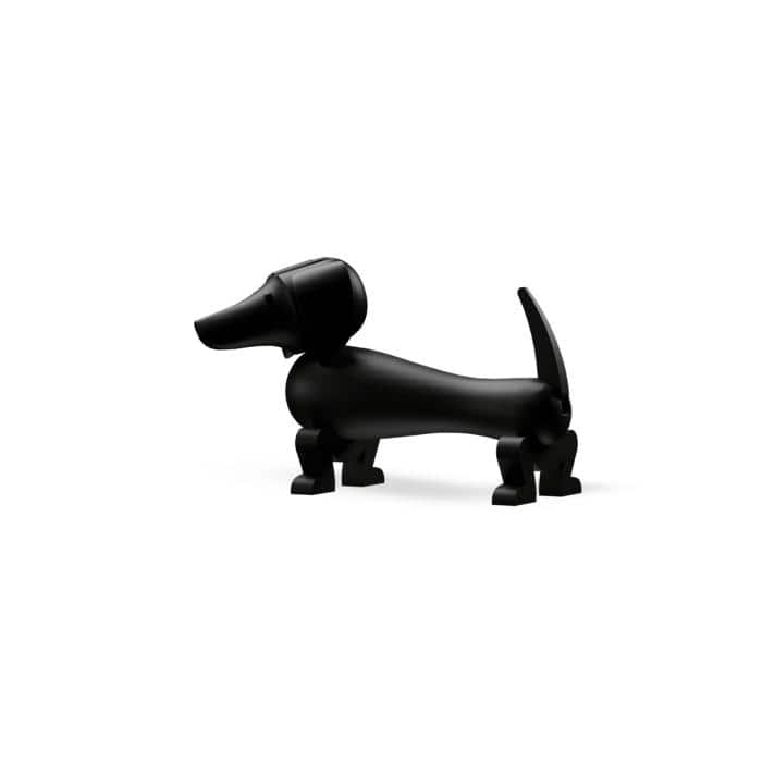 Kay Bojesen Dog, Dark Stained Oak, Medium, H: 11.2" - Medium