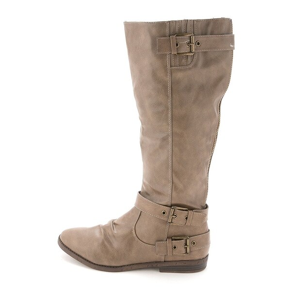 Rampage Womens Idola Almond Toe Knee High Fashion Boots