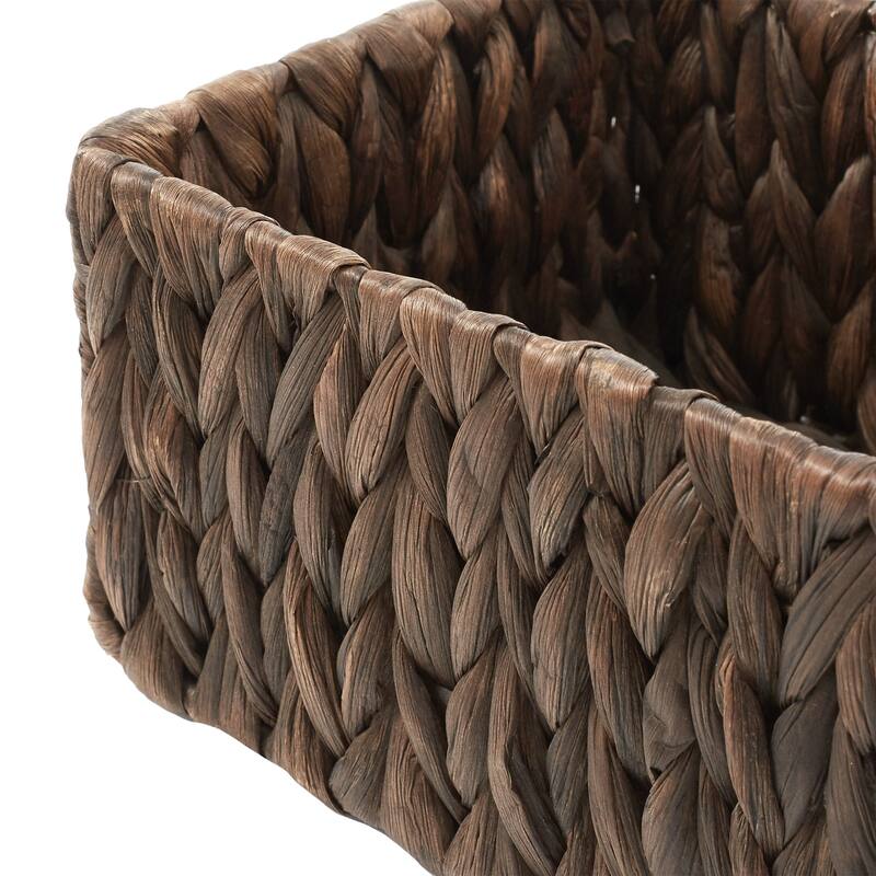 2 Bathroom Storage Baskets SeagrassHyacinth Toilet Paper Bin
