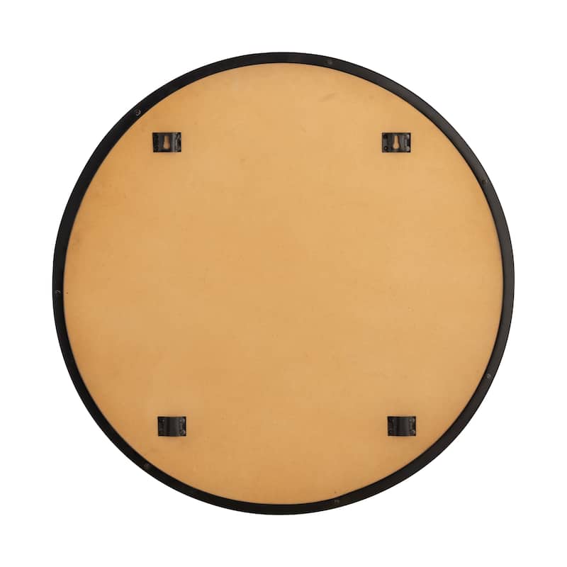 Elk Home Beni Black Finish Metal 24 Inch Wide Mirror