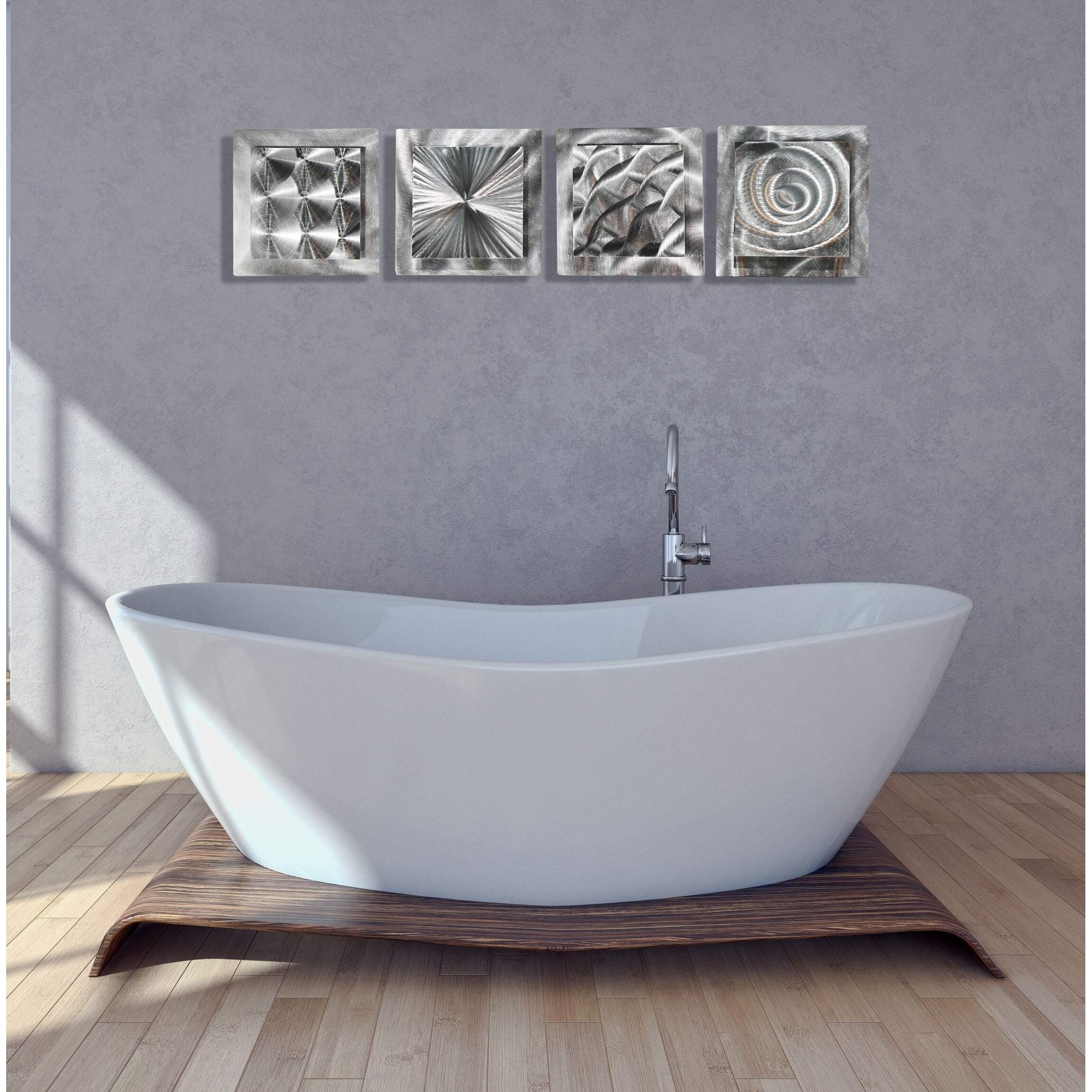 Shop Statements2000 Silver Metal Wall Art Accent Sculpture Modern Decor