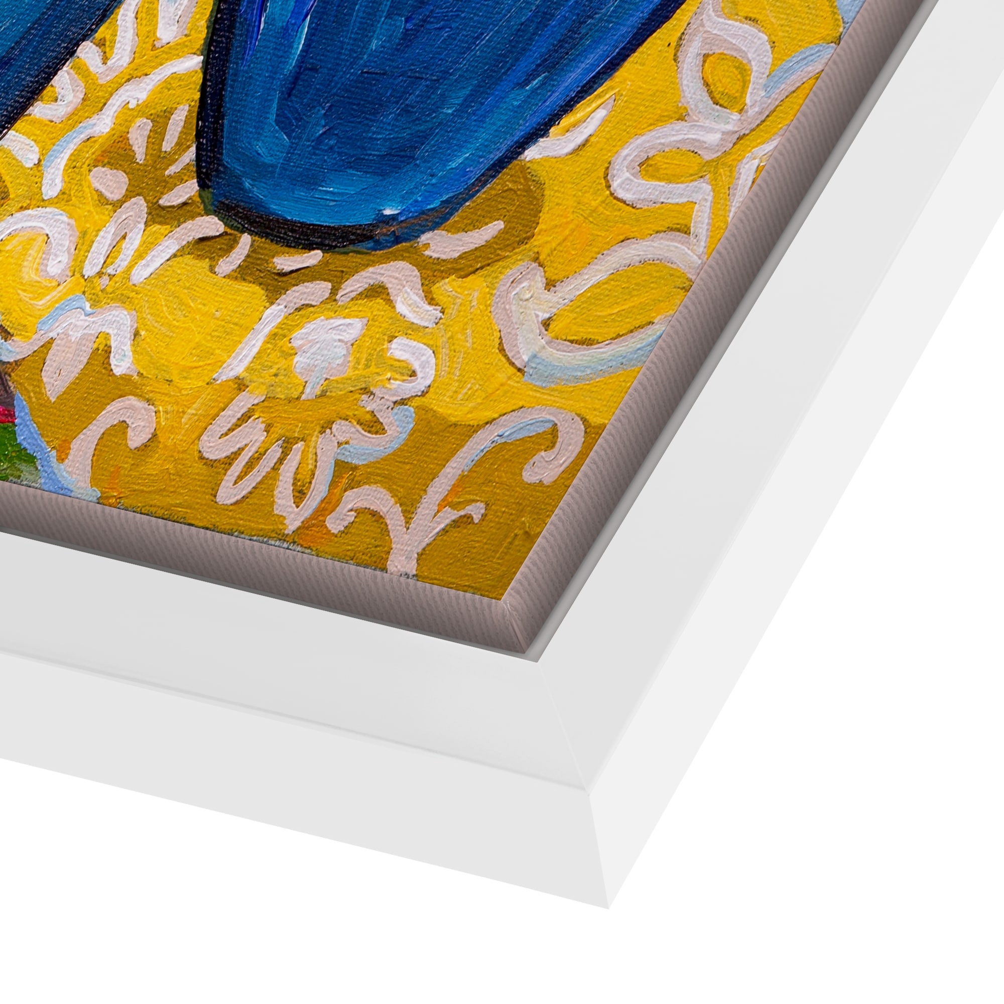 Americanflat - Flowers In Pots by Mandy Buchanan Floating Canvas