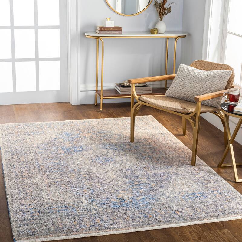 Artistic Weavers Kim Traditional Area Rug - 9' 2" x 12' - Blue