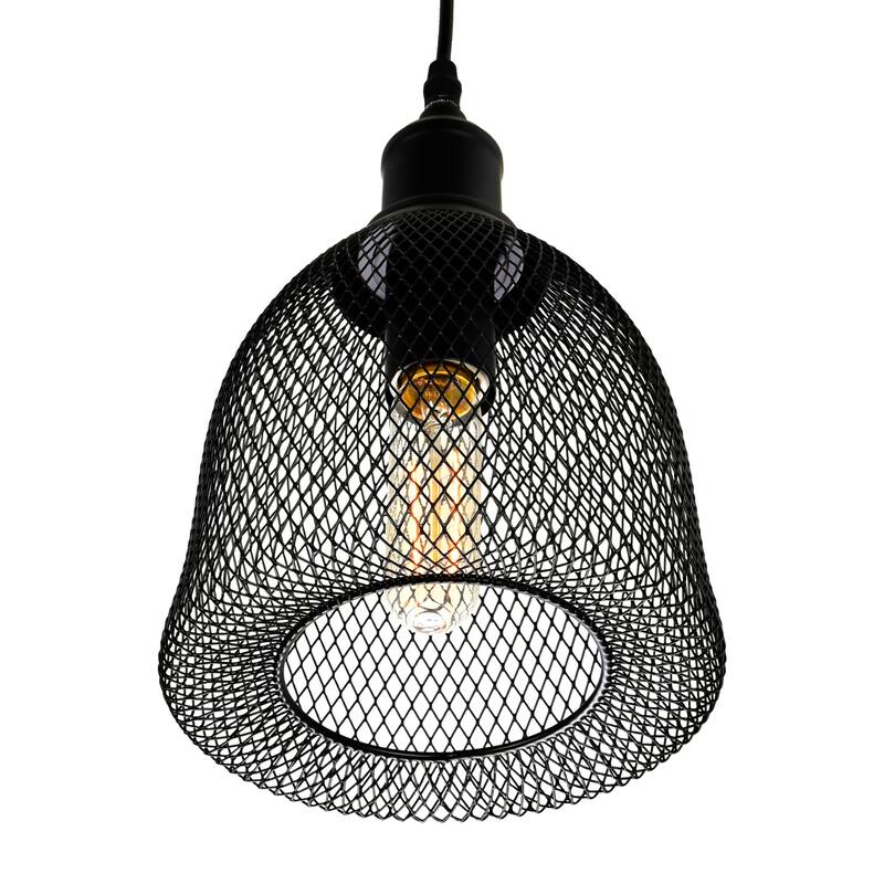 Drea 1 Light Down Mini Pendant With Black Finish