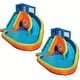 preview thumbnail 1 of 5, Banzai Falls Inflatable Water Park Kiddie Pool with Slides & Cannons (2 Pack) - 75.9