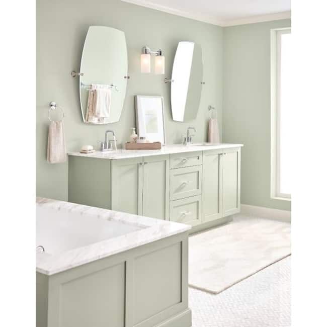 Moen Gibson Double Handle Centerset Bathroom Faucet with Duralast