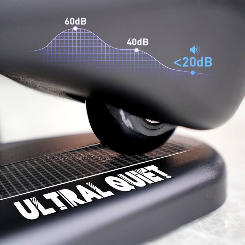 Under Desk Elliptical Machine, Elliptical Trainer with Remote Control Seated Pedal Exerciser for Seniors Adults and Teens