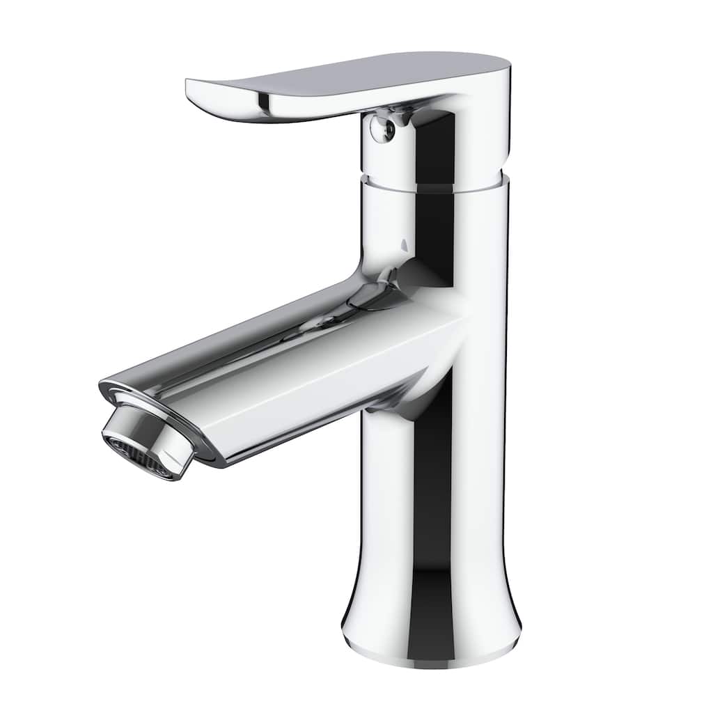 Single Handle Lavatory faucet in Polished Chrome Finish