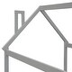 preview thumbnail 48 of 48, Twin Size Solid Wood House Bed with Guardrails for Toddlers
