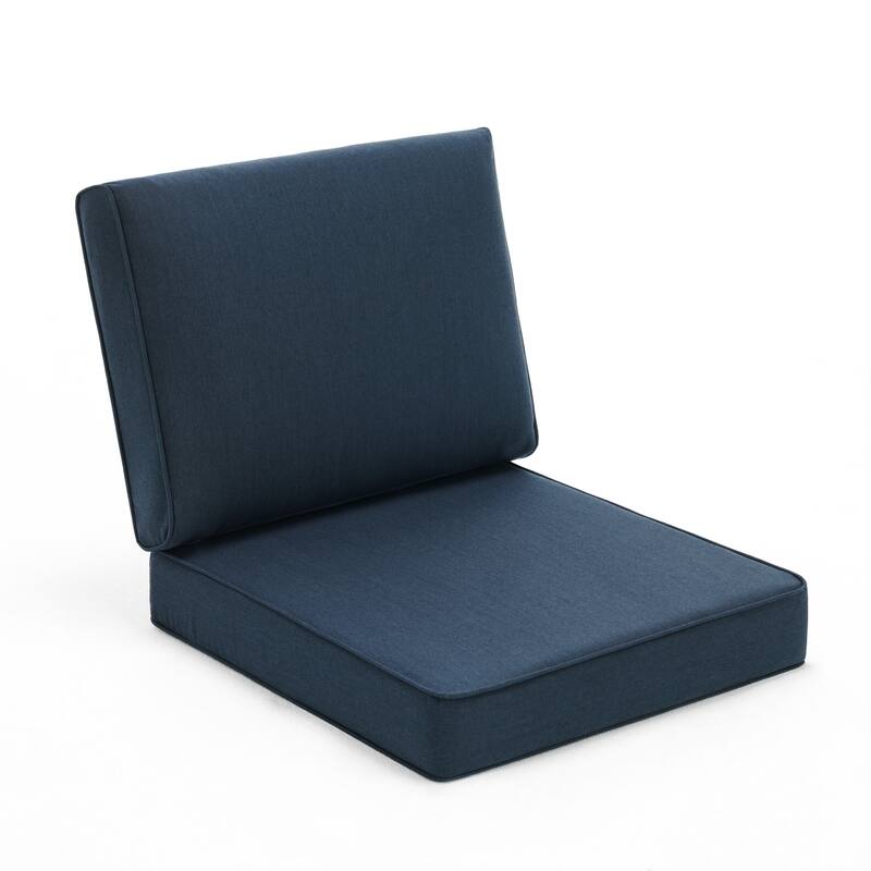 Sunbrella 24"x23"x5" Thick Cushion Outdoor Deep Seat/Back Cushion