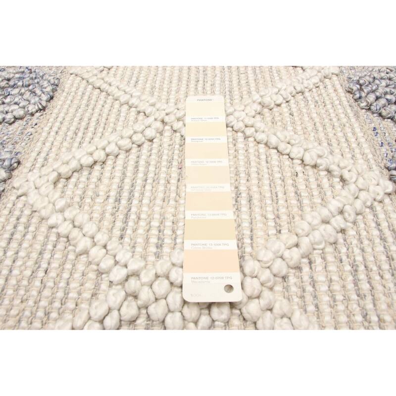 ECARPETGALLERY Braid weave Sienna Cream Wool Rug - 5'3 x 7'7