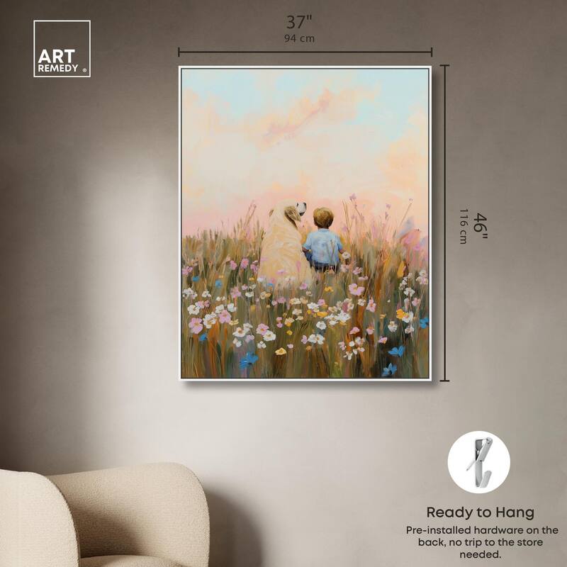 Sunset Companions Canvas by Art Remedy