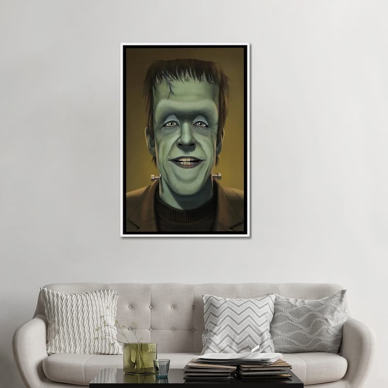 iCanvas "Herman Munster" by Vincent Hie Framed Canvas Print