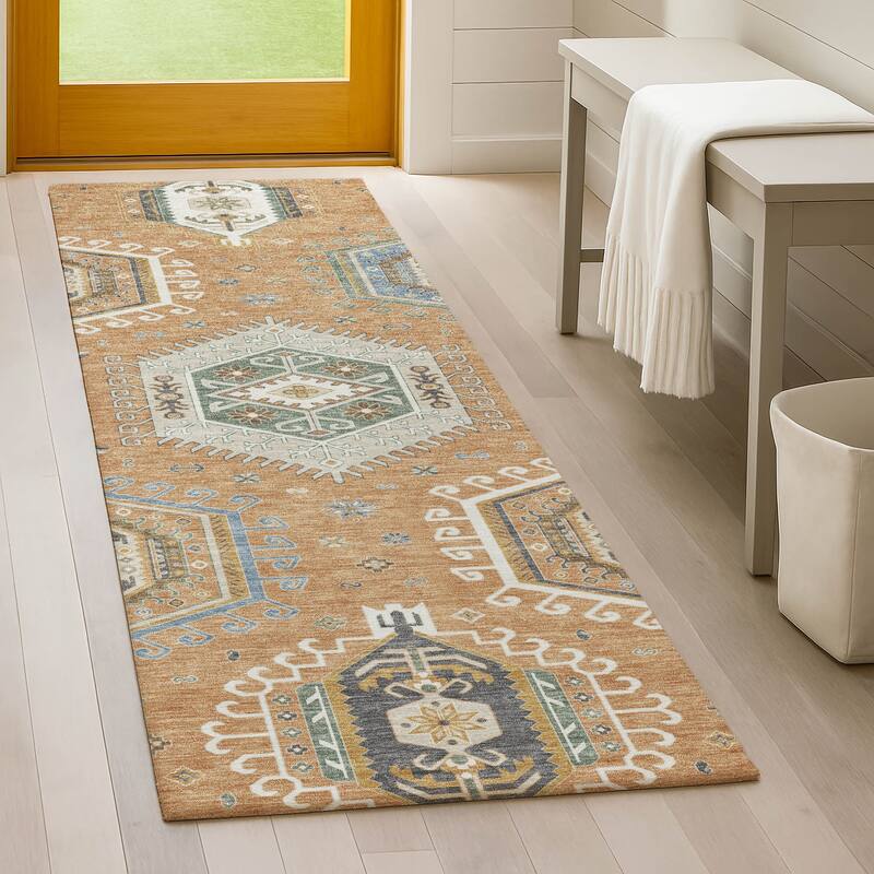 Machine Washable Indoor/ Outdoor Global Akron Chantille Rug