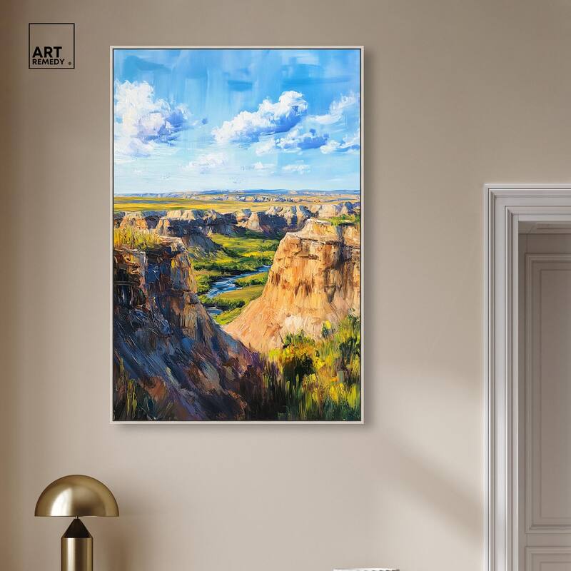 Rolling Hills and Sky II Canvas by Art Remedy