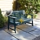preview thumbnail 5 of 29, HIGHWOOD Weatherly Eco-Friendly 4-foot Garden Bench - N/A