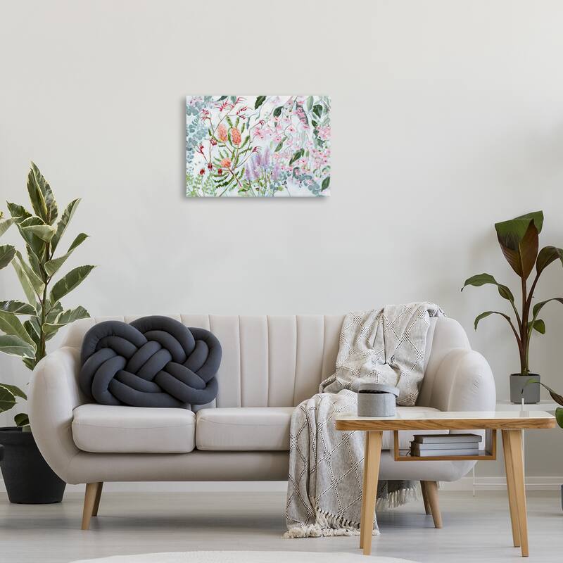 Stupell Elegant Garden Flowers Canvas Wall Art Design By Meredith Howse