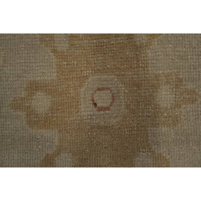 Hand Knotted Oriental 100% Wool Carpet Traditional All-Over Beige & Ivories Ziegler Area Rug - 12' 2'' X 8' 10''