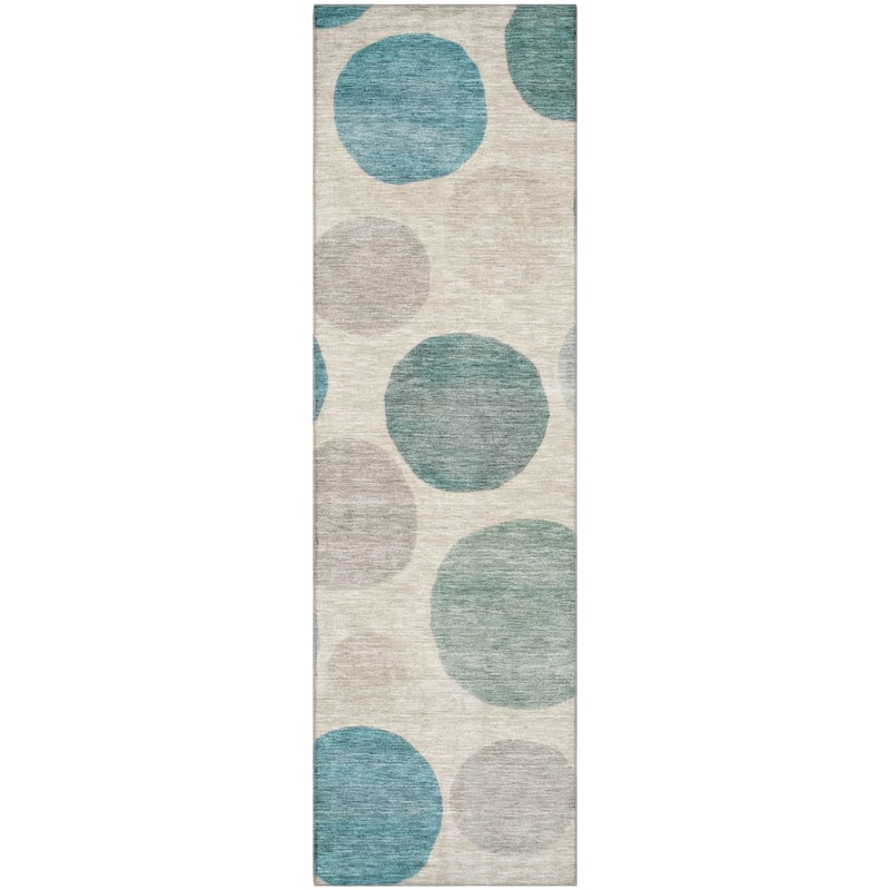 Premium Washable Super Soft Modern Bubbles Mayfield Rug
