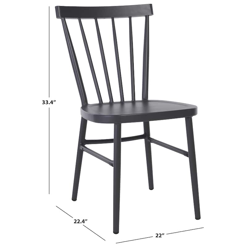 SAFAVIEH Outdoor Patio Furniture Core Spindle Chair (Set of 2) - 18"W x 22"D x 33"H