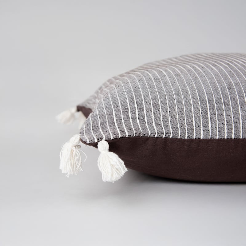 Rizzy Home Modern Woven Stripe Throw Pillow