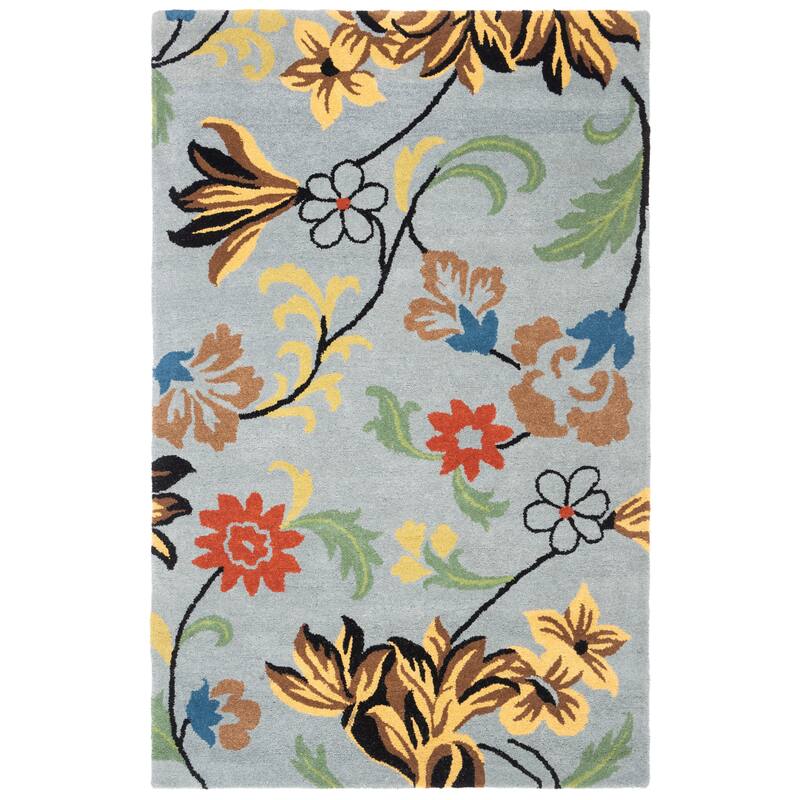 SAFAVIEH Handmade Soho Echo Floral N.Z. Wool Rug