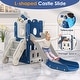 preview thumbnail 6 of 7, 7 in 1 Toddler Slide, L-Shaped Kids Slide for Toddlers Age 1+, Outdoor and Indoor Slide Playset Toddler Playground Easy Assembly