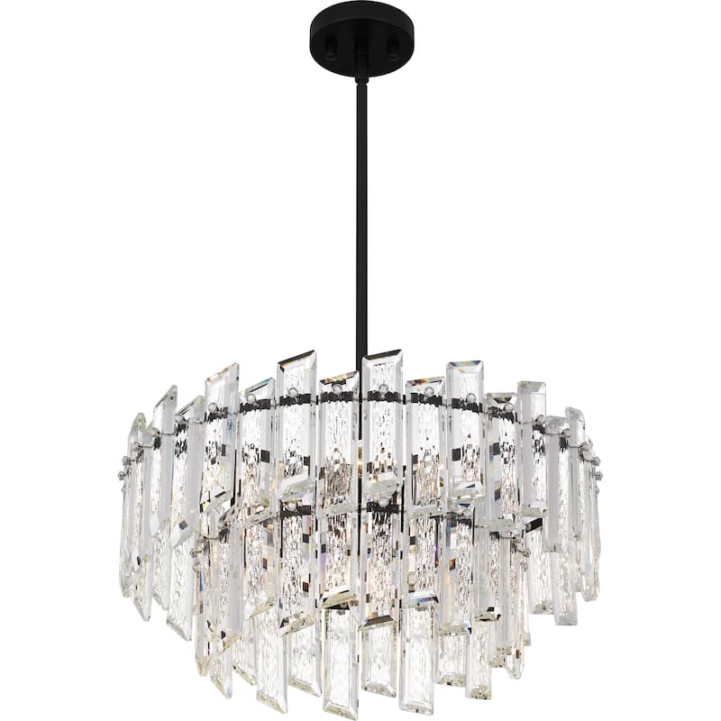 Dion 6-Light Matte Black Pendant