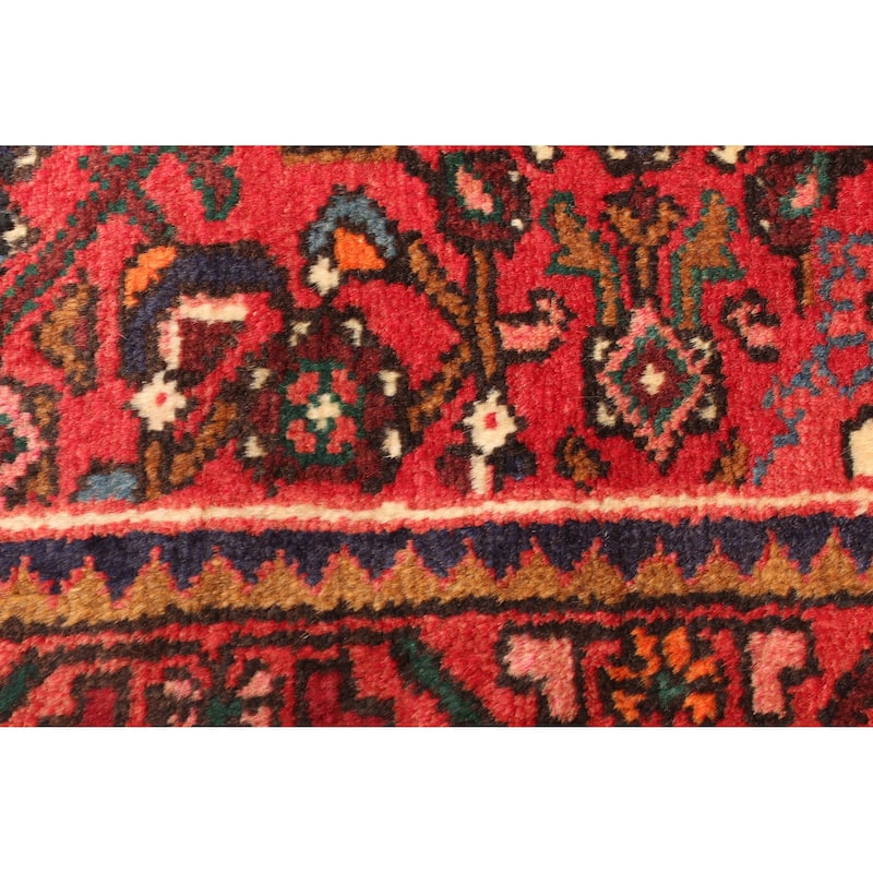 ECARPETGALLERY Hand-knotted Andelz Red Wool Rug - 3'3 x 4'7