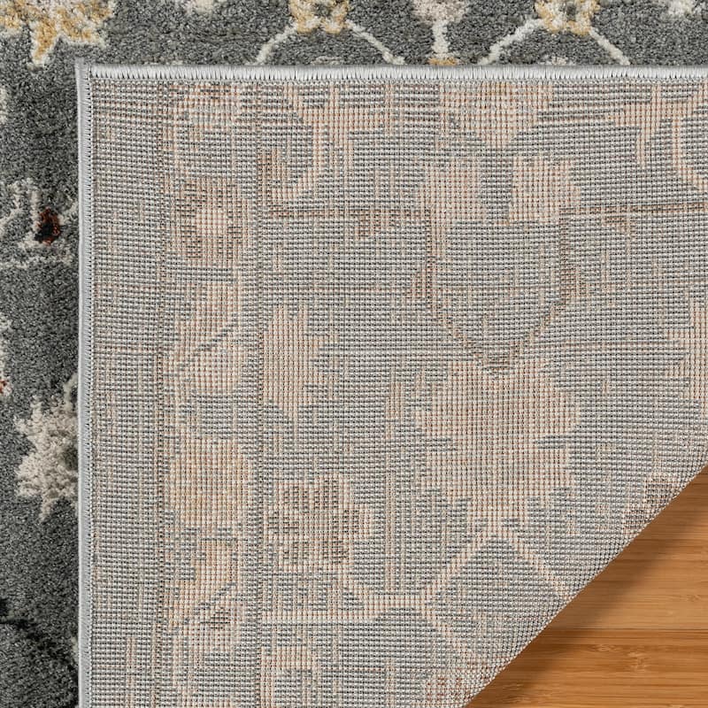 Gertmenian Trevi Polyester High-Low Plush Neutral Modern Abstract Indoor Area Rug Collection
