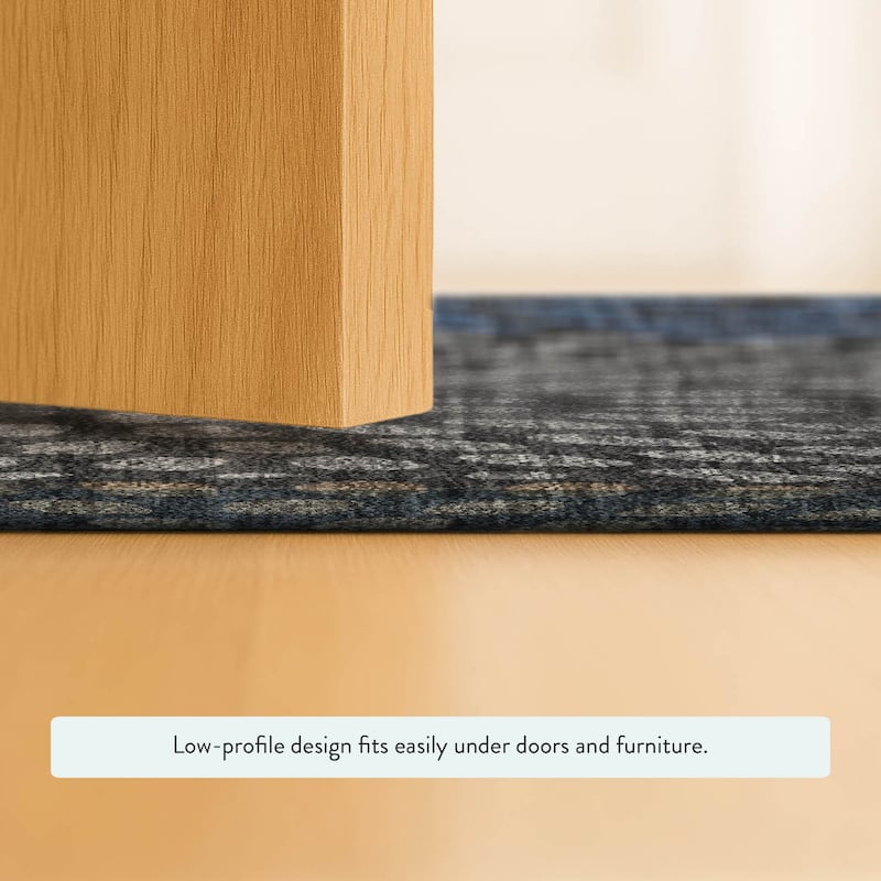 Machine Washable Indoor/ Outdoor Casual Ric Chantille Rug