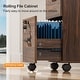 preview thumbnail 3 of 44, 2-Drawer Rolling Wood File Cabinet with Lock