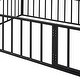 preview thumbnail 21 of 30, Full Size Metal Floor Bed Frame with Fence and Door for Kids' Bedroom