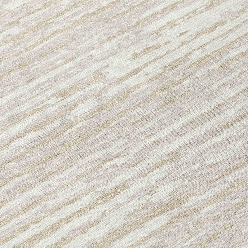 Machine Washable Indoor/ Outdoor Ombre Chantille Abstract Rug