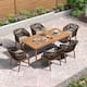 Option Updated Brown (6 people, rectangular)