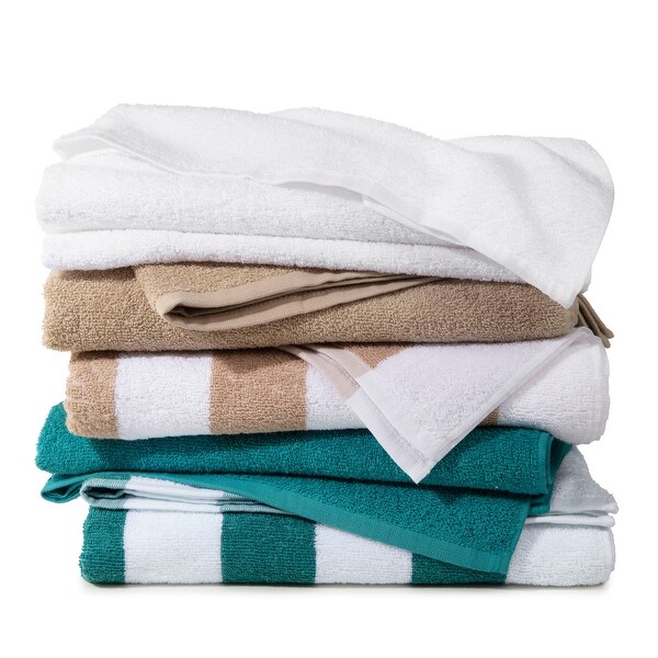 Martex Cabana Cotton 3 Pack Pool Towels - 30x66. Opens flyout.