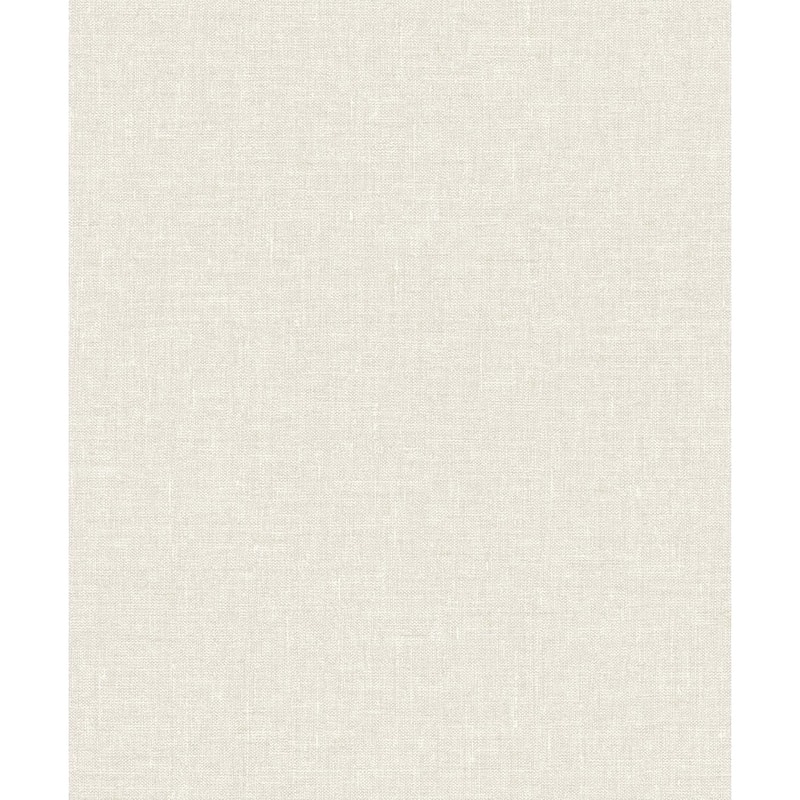 The Simple Life Soft Linen Unpasted Wallpaper - 20.9 in. W x 33 ft. L - Chamomile