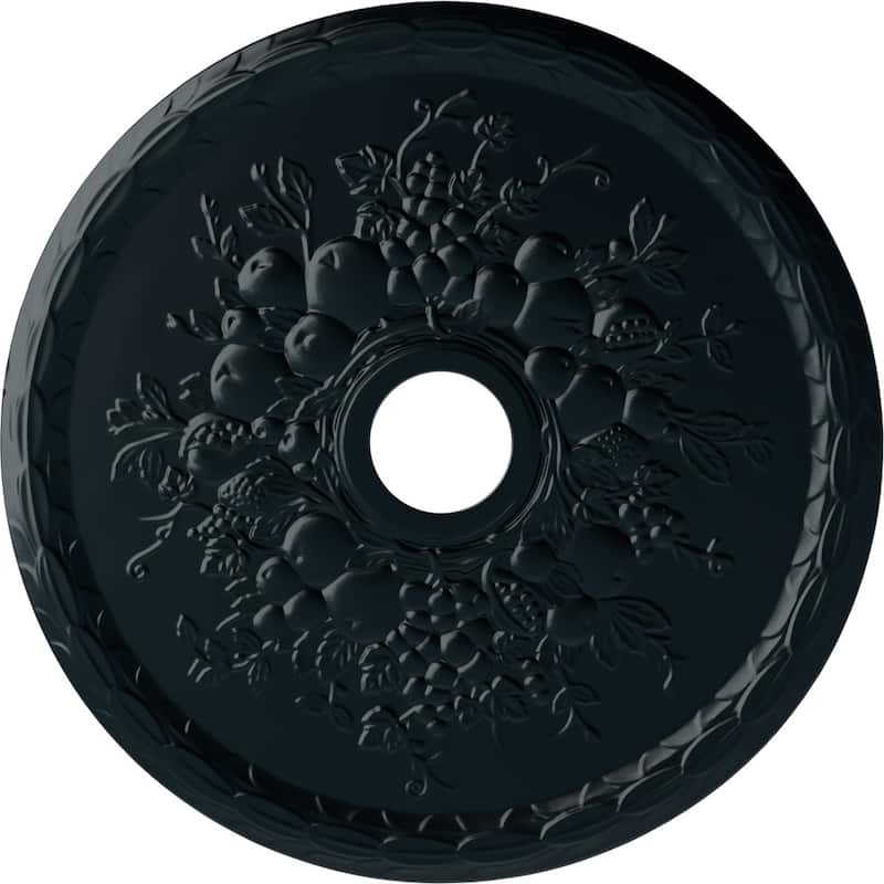 22 5/8"OD x 3 5/8"ID x 5/8"P Grape Ceiling Medallion