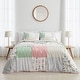 preview thumbnail 1 of 3, Sweet Jojo Designs Coral and Mint Woodsy Girl 2-piece Twin-size Comforter Set