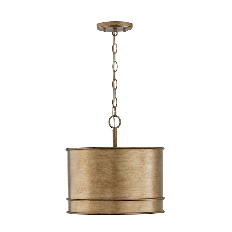 Nole 1-light Mystic Luster Convertible Pendant/ Semi-Flush Mount