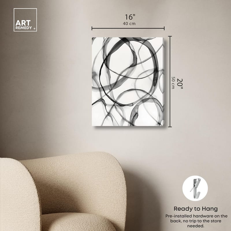 Dynamic Interplay II Canvas by Art Remedy, Gallery Wrapped