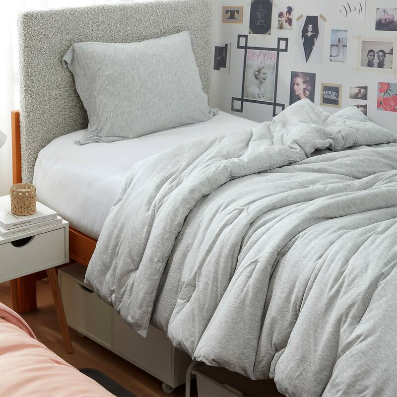 Glacier - Coma Inducer® Oversized Comforter Set - Frosty Gray - Twin XL