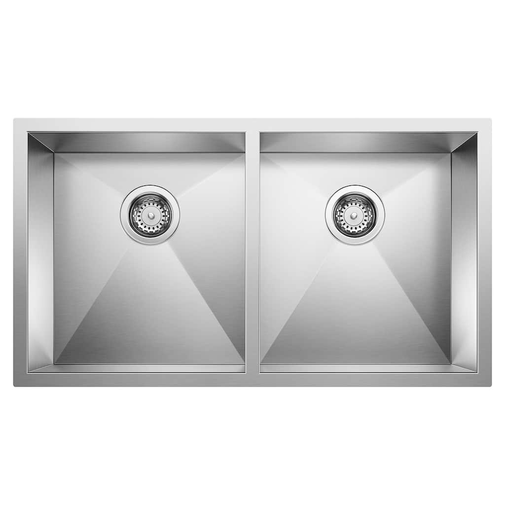 Blanco 443053 Quatrus 32" Undermount Double Basin Stainless Steel