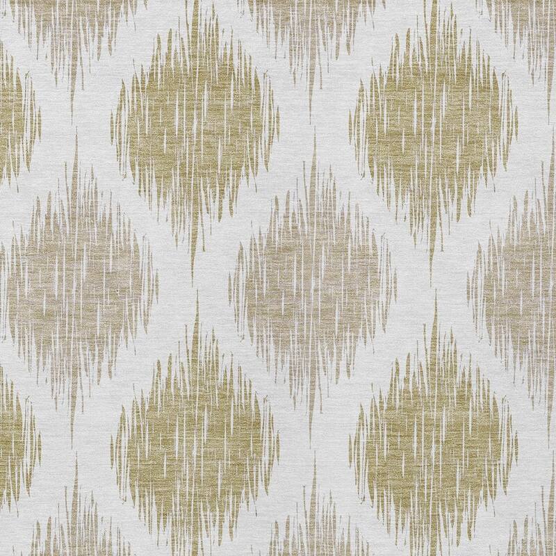 HomeRoots Ikat Transitional Rectangle Outdoor Rug