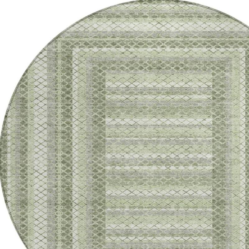 HomeRoots Geometric Transitional Rectangle Outdoor Rug